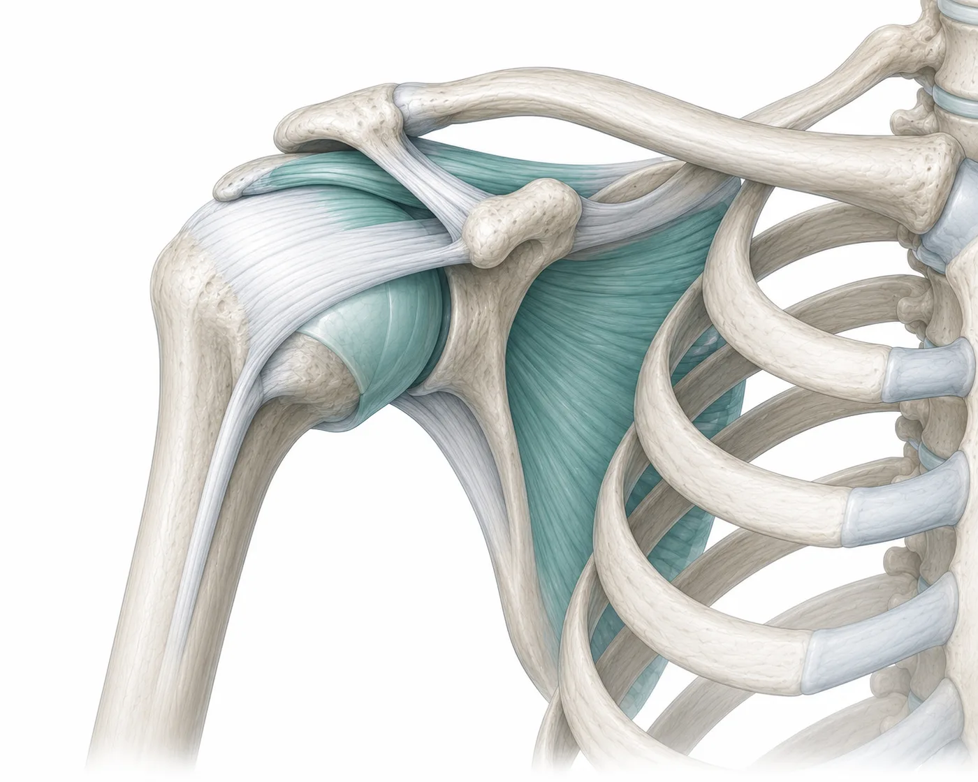 Anatomie ramenního kloubu s rotátorovou manžetou